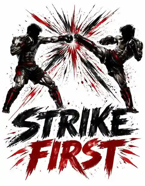 FIGHT2-011 fight T-shirt design