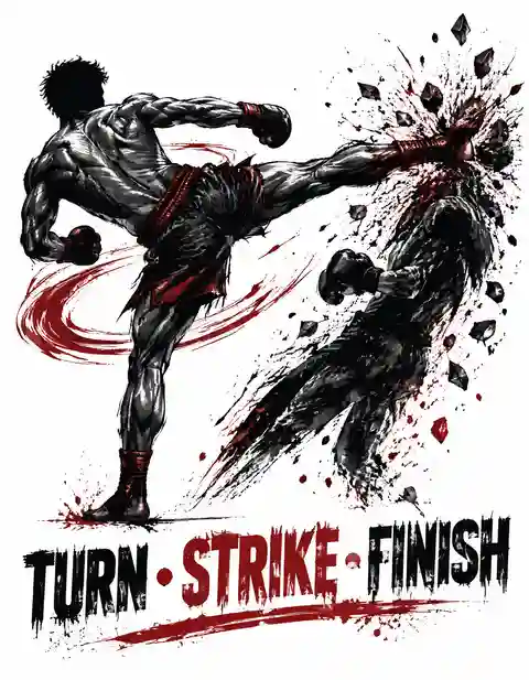 FIGHT2-025 fight T-shirt design