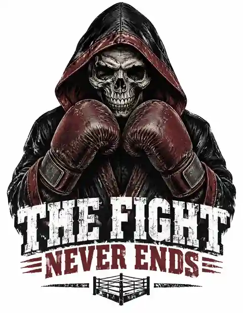 FIGHT2-042 fight T-shirt design