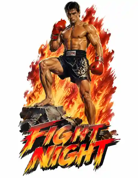 FIGHT2-071 fight T-shirt design