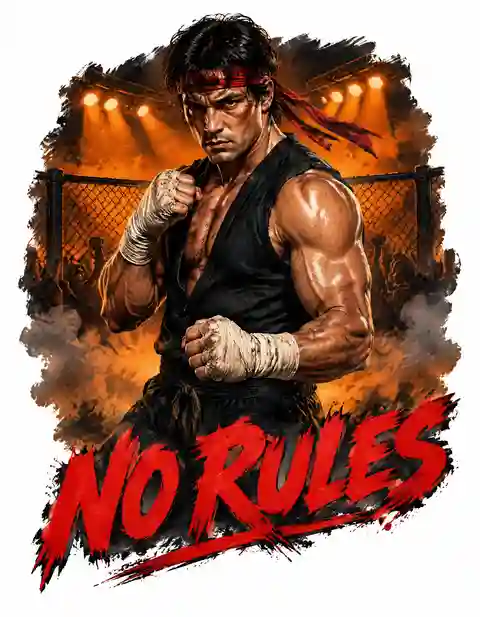 FIGHT2-074 fight T-shirt design