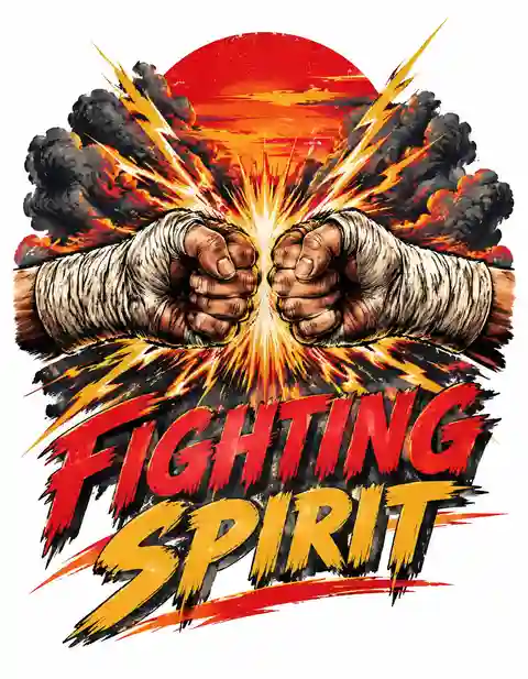 FIGHT2-083 fight T-shirt design